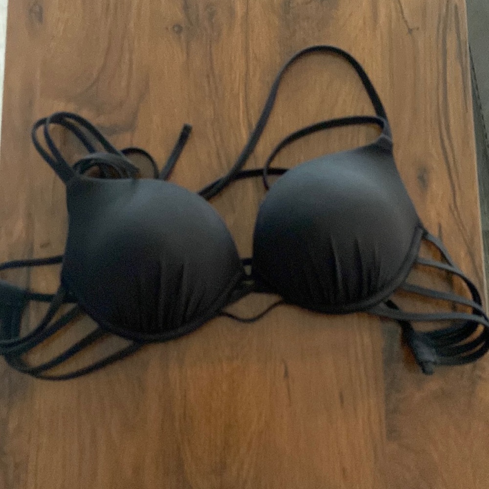 Strappy Black bikini top from target